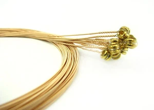 12-pack 30-gauge (.030") Phosphor Bronze Guitar Strings - Made in USA!  - Picture 1 of 2