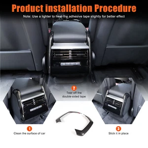 ABS Carbon Car Rear Air Condition Side Trim Cover For Range Rover Sport 2023-24 - Imagen 1 de 12
