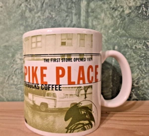 Kaffeebecher Starbucks Pike Place First Store 1971 große Keramiktasse - Bild 1 von 6