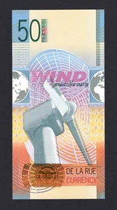 De La Rue (GBR), 50 Units, Renewable Energy, "Test Note" Green Flower - Picture 1 of 2