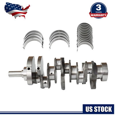 Crankshaft with Main Rod Bearing Set for 11-16 Hyundai Santa Fe Kia Sorento 3.3L - Image 1 of 4