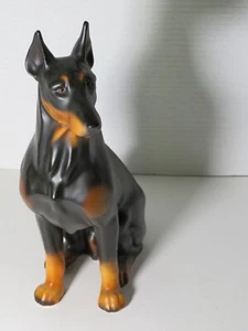 Keramik Dobermann Pincher 13’ groß Made in 1983 Japan signiert - Bild 1 von 8