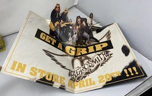Vintage 1993 Aerosmith Get A Grip Promo Pop Up Folder Record Advertisement - Picture 1 of 4
