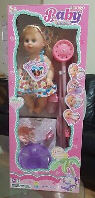 KIDS My First Dolls Pram Buggy Pushchair & Baby Doll Stroller Sets Baby,Girls • 24.22£
