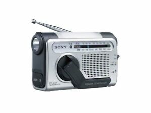 SONY FM / AM portable radio B03 Silver ICF-B03 / S charging Hand