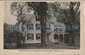 Caldwell NJ - LUGAR DE NACIMIENTO DEL PRESIDENTE GROVER CLEVELAND - Postal - Imagen 1 de 2