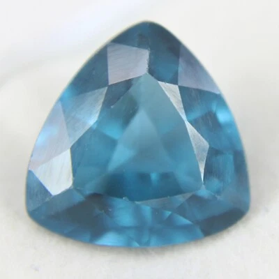 Piedras preciosas sueltas certificadas corte trillón turmalina azul natural de 5 quilates Foto 1 de 4