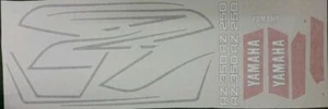 Yamaha RZ250LC/RD350LC japanische Spezifikation Grafik/Aufkleber Set schwarz oder weiß Fahrrad - Bild 1 von 4