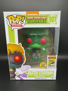 Funko Pop exclusivo de la SDCC 2017! PEGATINA TMNT Baxter Stockman Brilla en la Oscuridad 507 CON - Imagen 1 de 7