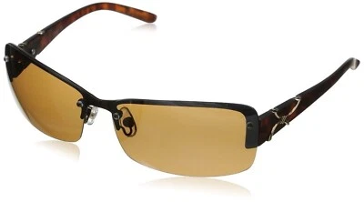 Gafas de sol Foster Grant polarizadas marrón leopardo sin marco para mujer imperfectas Foto 1 de 4