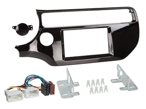 Radioeinbauset Doppel DIN Autoradio für Kia Rio UB ab 15 piano-schwarz - Bild 1 von 2