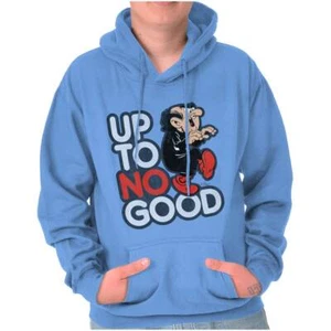 Gargamel Up to No Good Smurfs Villain Funny Hoodie Hooded Sweatshirt Men Women - Picture 1 of 9