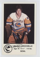 1983-84 Saskatoon Blades PLAY (Police Laws and Youth) Allan Larochelle #23