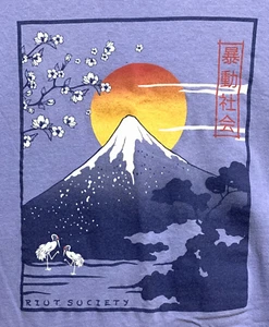 T-Shirt MED "Riot Society" Art Print T-Shirt - Picture 1 of 3
