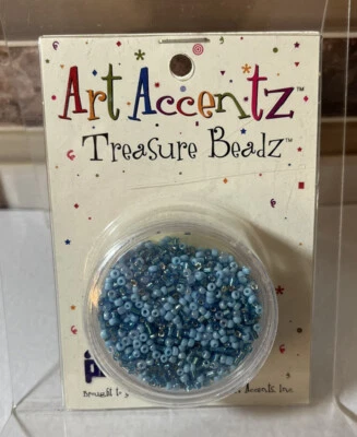 Micro contas Provo Craft Art Accentz turquesa novas - Imagem 1 de 2