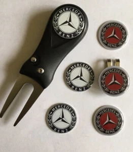 Mercedes Pitchfork and Golf Hat Clip and Marker - FREE UK P&P - Picture 1 of 1