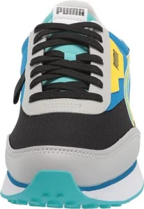 PUMA Men's Rider Sneaker Black-Gray Violet-Future Blue Shoes Size 11.5 Sneakers - Picture 1 of 6