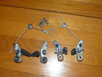 Set SHIMANO DEORE DX BR-M650 CANTILEVER Bremsen vorne hinten komplett RETRO RAR - Bild 1 von 4