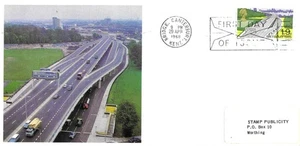 1968 Bridges (1s9d), SP Maxi-card FDC, FDI Bridge Slogan HS - Picture 1 of 1