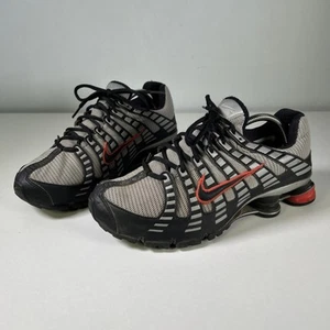 Nike Shox TL Vintage Uomo 9 Nero Metallizzato Argento Varsity Rosso 313827-005 Rare - Foto 1 di 14