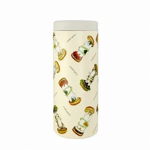 mofusand Bottiglia Multi Acciaio Inox 580ml [Hamburger Gatto] - Foto 1 di 6