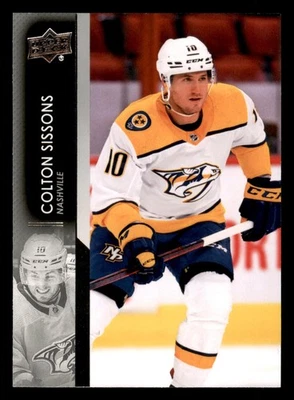 2021 Upper Deck Colton Sissons #355  Nashville Predators - Image 1 of 2