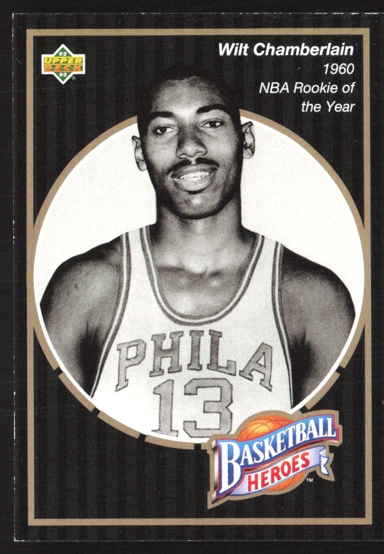 Upper Deck Wilt Chamberlain Basketball 1992-93 Season Sports