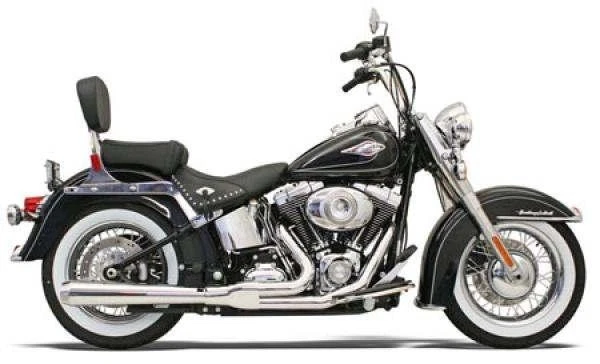 Bassani Xhaust Road Rage Long Megaphone Exhaust System 4" Chrome #12111J Foto 1 de 1