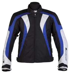 Spada Textile Motorcycle Jacket RPM Black/Blue - Small - Picture 1 of 2