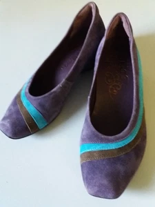 Wildlederschuhe Keilabsatz, Think,  mehrfarbig, 39, gebraucht - aber wie neu! - Bild 1 von 5