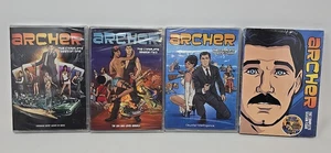 Archer: the Complete Season 1-4 (DVD) BRAND NEW SEALED - FREE SHIPPING - Picture 1 of 9