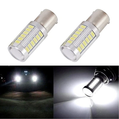 2pcs Auto Car LED Light Bulbs Headlight Daytime Running Fog Lamps 33SMD 12V DC - Image 1 of 4