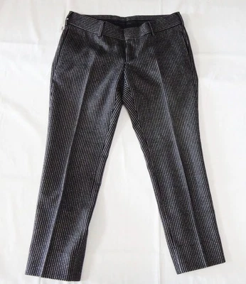 GUCCI Hombres Pantalones Talla 48 Negro Usado t-003 - Imagen 1 de 4