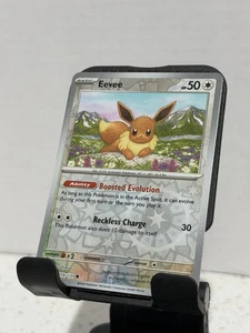 Pokémon Eevee TCG Reverse Holo Karte 074/131 Prismatic Evolutions Pokeball - Bild 1 von 3