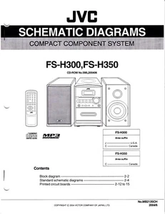 Original JVC FS-H300 / FS-H350 Service Manual - Picture 1 of 1