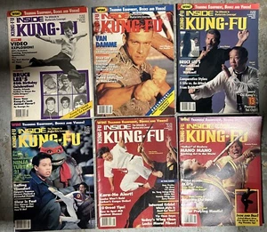 1991 VINTAGE INSIDE KUNG-FU MAGAZINE *RUN* SET/LOT (6) ERNIE REYES JR TMNT - Picture 1 of 1