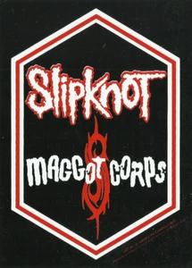 SLIPKNOT maggot corps - 2000 VINYL STICKER official merchandise OOP - Foto 1 di 3