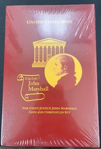Chief justice John Marshall coin and chronicle set 90% Silver (SEALED) - Picture 1 of 2