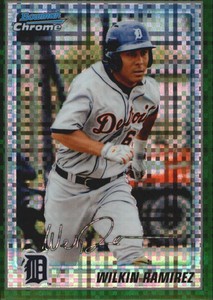 2010 (TIGERS) Bowman Chrome Prospects X-Fractors #BCP191 Wilkin Ramirez