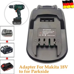 Batterie Adapter für Makita 18V Li-Ion auf für Parkside 20V Elektrowerkzeug - Bild 1 von 8