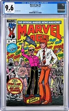 Marvel Age #8 CGC 9.6 (Nov 1982, Marvel) Stan Lee & Jim Shooter Interview, Cover