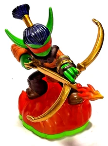 Skylanders FLAMESLINGER game figure Green base, pre-owned - Picture 1 of 6