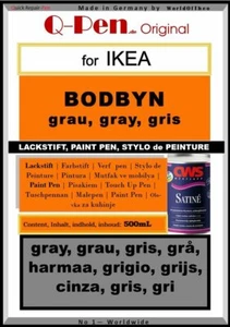 500mL Lackstift für  IKEA Bodbyn grau - Bild 1 von 1