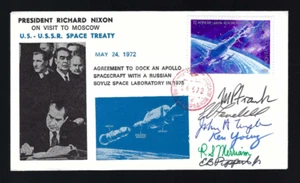 ASTP Planning & Operations cubierta firmada NASA M. P. Frank, Ed Fendell, Temple - Imagen 1 de 1