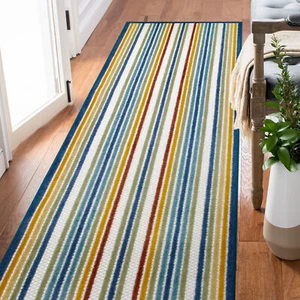 Blithe Indoor/Outdoor Runner Rug 2'x8' Multicolor - Fun and Functional - Bild 1 von 1
