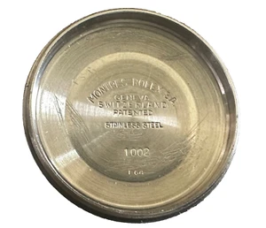 UNPOLISHED Rolex Oyster Perpetual 1002 Case back, Air King 5500 & others. 1964 - Picture 1 of 2
