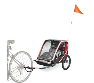 Allen Sports Two Wheel Child Bicycle Trailer, Red - Picture 1 of 6