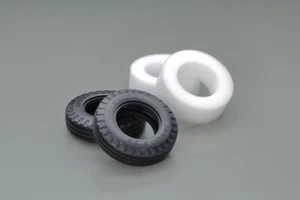 Tamiya 51716 1/10 RC Buggy BB-01 BBX Ribbed Rough Ride Tires(2pcs)w/Inner Sponge - Picture 1 of 1