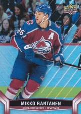 2023/24 TIM HORTONS..MIKKO RANTANEN..CARD # 96..AVALANCHE..FREE COMBINED SHIP
