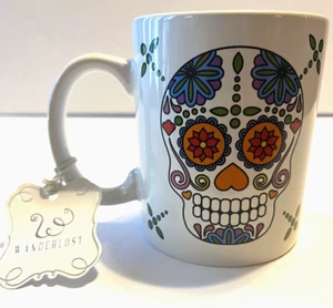 Coffee Cup Mug Day Of The Dead Dia De Los Muertos Home Essentials Wanderlust NEW - Picture 1 of 3